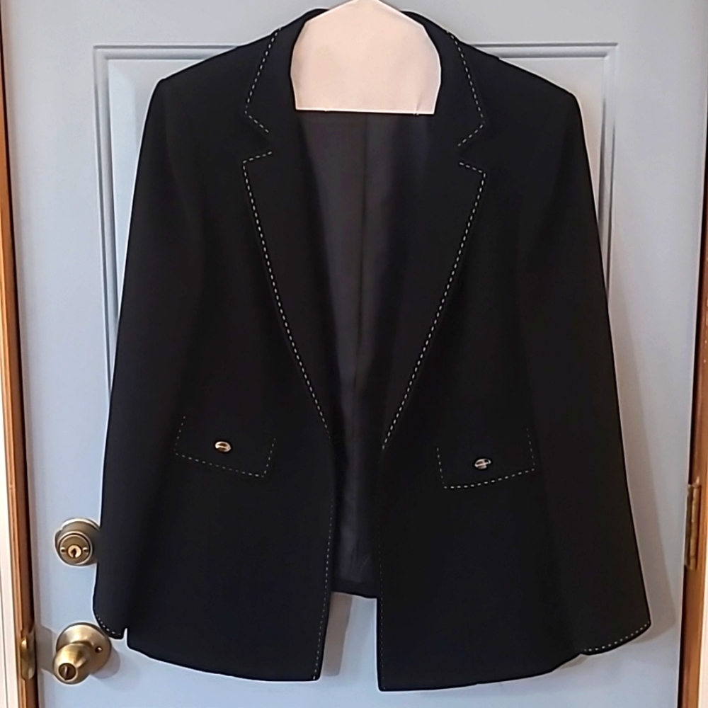 Tahari Arthur S. Levine suit, black, 16W